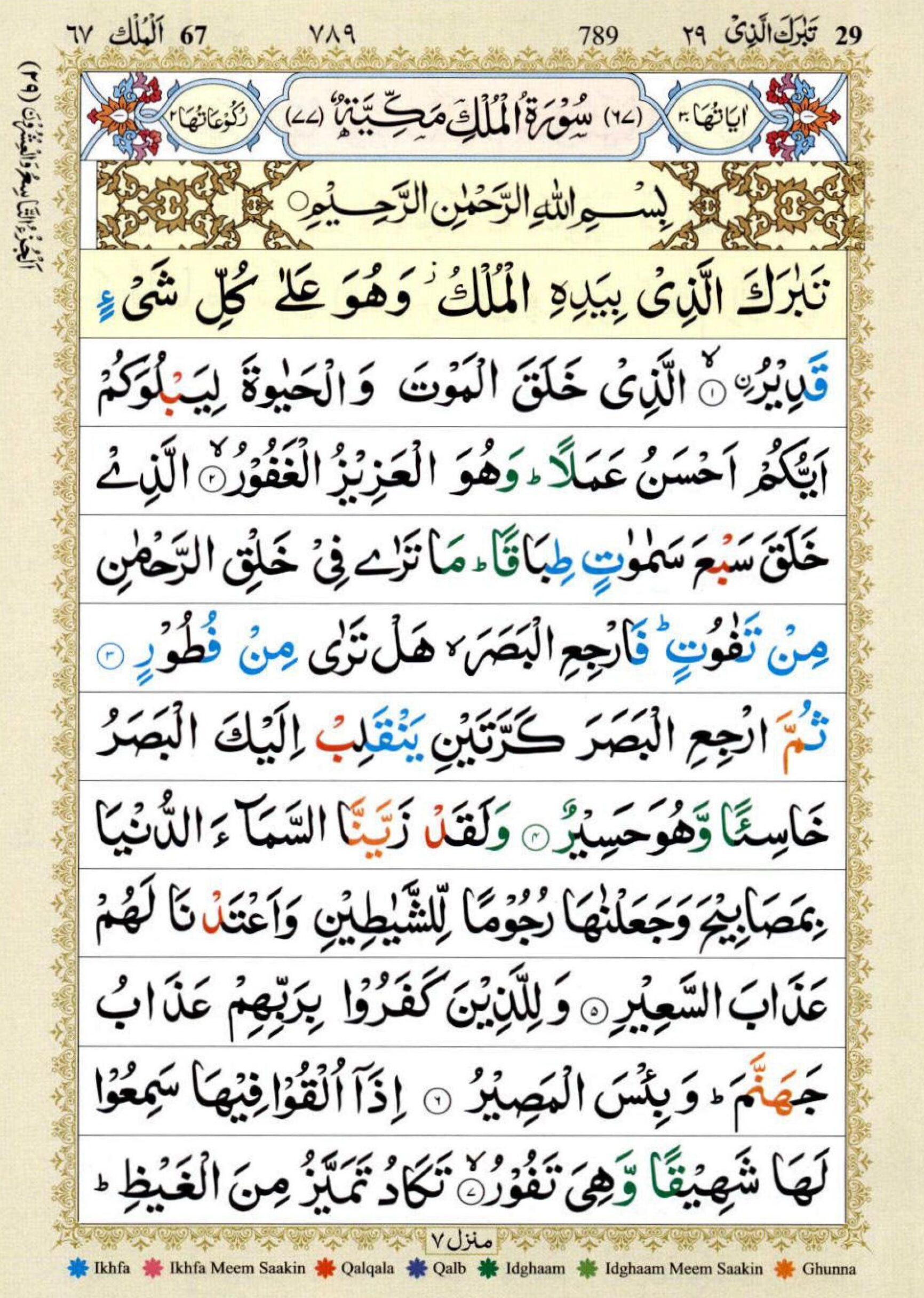 Surah Al Mulk