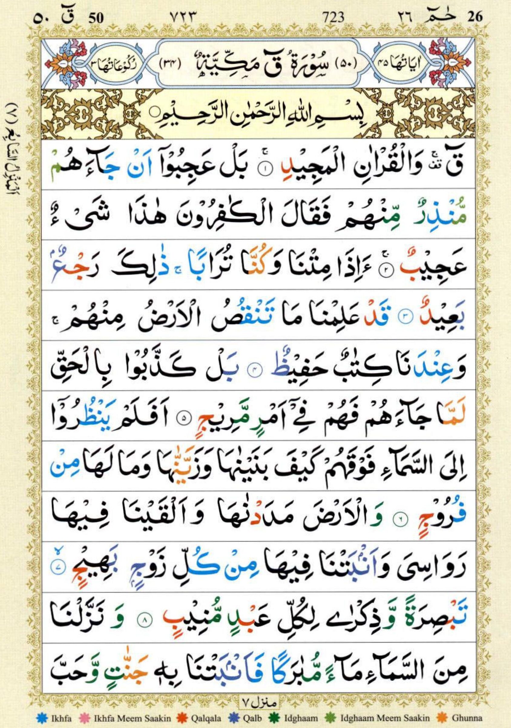 Surah Qaf Pak Web Surah Qaf Pak Web