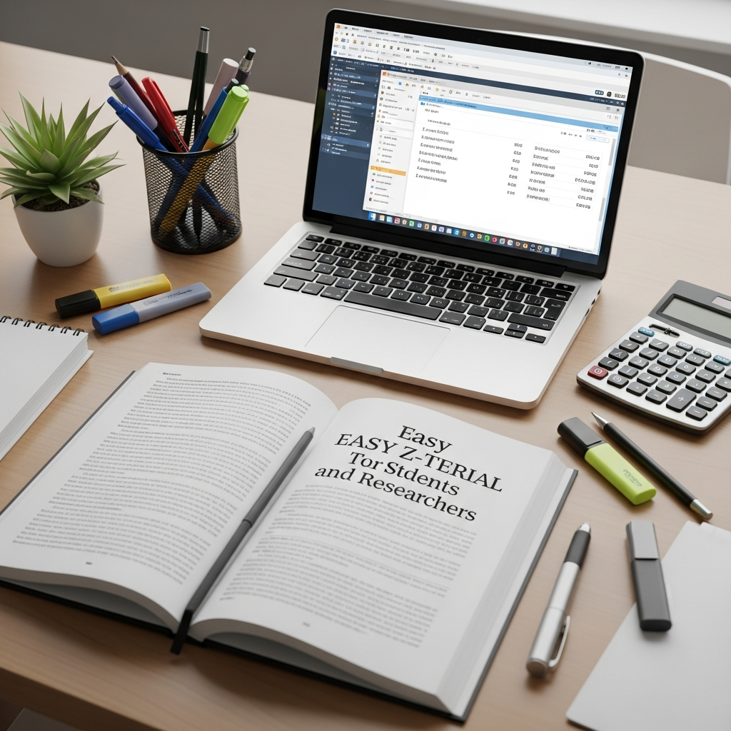 Easy Z-Test Tutorial for Students and Researchers