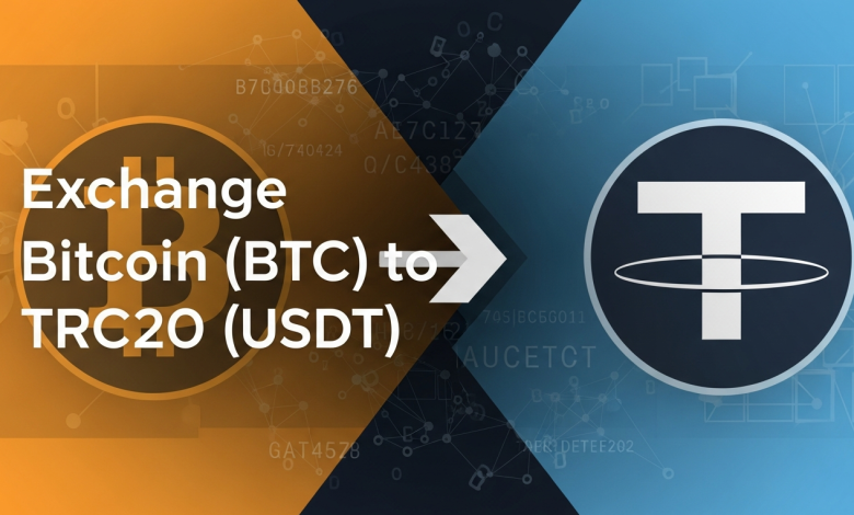 Exchange Bitcoin (BTC) to Tether TRC20 (USDT)