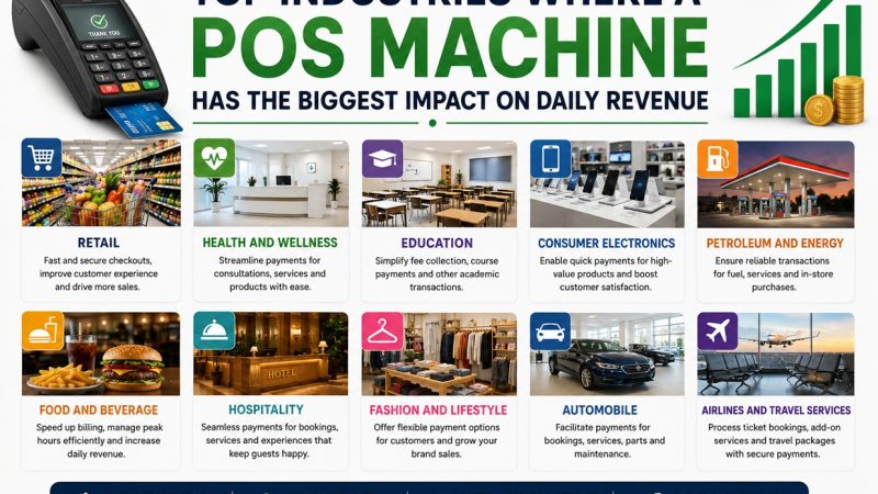 Top Industries Where A PoS Machine Has The Biggest Impact on Daily Revenue